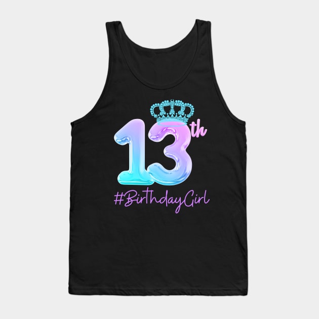 13TH Birthday Tank Top by Noshiyn